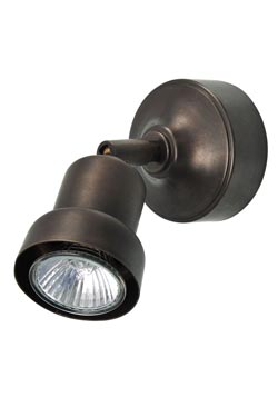 Spot orientable en laiton antique. Moretti Luce. 