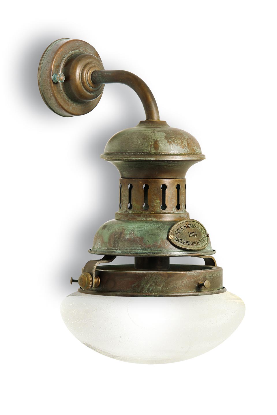 Galeone marine lamp  oil lamp style. Moretti Luce. 