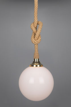 Azores glass ball bathroom pendant lamp. Mullan. 