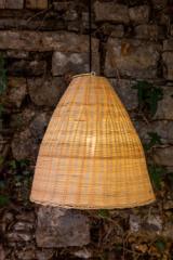 Altus 40cm outdoor pendant in natural rattan. Mullan. Altus 40cm outdoor pendant in natural rattan. Mullan.