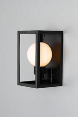 Hamilton black outdoor lantern wall lamp. Mullan. Hamilton black outdoor lantern wall lamp. Mullan.