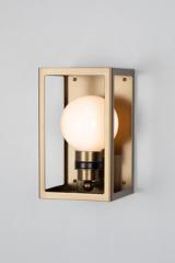 Outdoor bronze lantern wall lamp Hamilton . Mullan. Outdoor bronze lantern wall lamp Hamilton . Mullan.