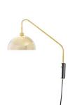 Harrison applique sur grand bras orientable en laiton poli. Mullan. 