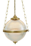 Blaeneau suspension boule en laiton satiné. Mullan. 