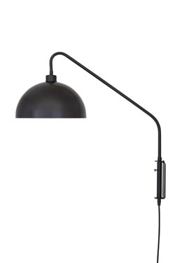 Harrison grande applique orientable noire. Mullan. 