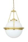 Ardee suspension style classique dorée et blanche. Mullan. 