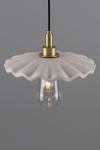 Kirhii wavy ceramic bathroom pendant light. Mullan. 