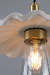 Kirhii wavy ceramic bathroom pendant light. Mullan. 