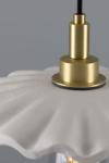 Kirhii wavy ceramic bathroom pendant light. Mullan. 