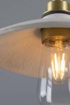 Pyrus conical ceramic bathroom pendant light. Mullan. 