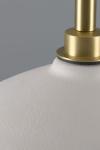Pyrus conical ceramic bathroom pendant light. Mullan. 