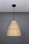 Altus large rattan bell pendant 40cm. Mullan. 