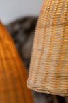 Altus large rattan bell pendant 40cm. Mullan. 
