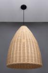 Large natural rattan pendant 52cm Altus. Mullan. 