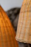 Large natural rattan pendant 52cm Altus. Mullan. 
