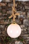 Azores glass ball bathroom pendant lamp. Mullan. 