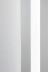 Rectangular illuminated mirror, with touch controls on the mirror Seia. Mullan. 