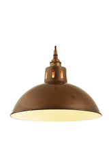 Osson suspension coupole finition laiton antique. Mullan. Osson suspension coupole finition laiton antique. Mullan.