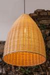 Large natural rattan pendant 52cm Altus. Mullan. 