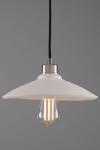 White textured ceramic dome pendant Pyrus. Mullan. 