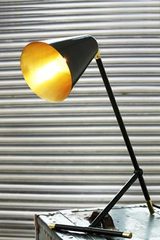 Santa Clara lampe de bureau en métal laqué noir. Mullan. Santa Clara lampe de bureau en métal laqué noir. Mullan.