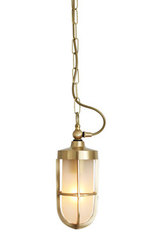 Suspension en laiton poli style marine Oregon . Mullan. Suspension en laiton poli style marine Oregon . Mullan.
