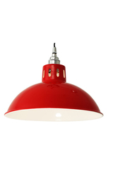 Suspension rouge style industriel Osson. Mullan. 