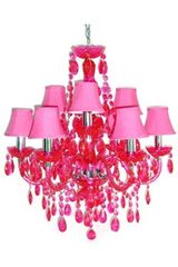 Romeo lustre 9 lumières fuchsia. Muno. Romeo lustre 9 lumières fuchsia. Muno.
