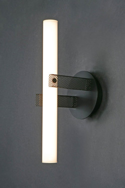 Hikari applique en maille métallique noire. Myo. 