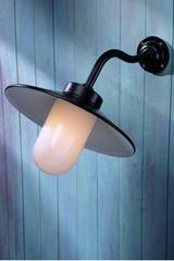 Applique extérieur murale acier laqué Quay Light 45° verre opale. Nautic by Tekna. Applique extérieur murale acier laqué Quay Light 45° verre opale. Nautic by Tekna.
