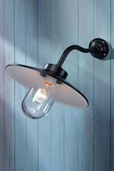 Applique murale extérieur cuivre laqué Quay Light 45° verre clair. Nautic by Tekna. Applique murale extérieur cuivre laqué Quay Light 45° verre clair. Nautic by Tekna.