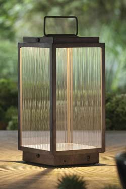 Blakes Table Lamp Lampe de table bronze verre Rivuletta. Nautic by Tekna. 