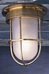 Bounty Ceiling 12V plafonnier de jardin bronze poli verre sablé. Nautic by Tekna. Bounty Ceiling 12V plafonnier de jardin bronze poli verre sablé. Nautic by Tekna.