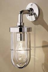 Docklight Wall applique en bronze chromé verre clair. Nautic by Tekna. Docklight Wall applique en bronze chromé verre clair. Nautic by Tekna.