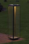 Large antique bronze garden lamp with LED. Nautic by Tekna. 