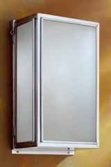 Essex matt chrome-plated bronze with sand-blasted glass. Nautic by Tekna. Essex matt chrome-plated bronze with sand-blasted glass. Nautic by Tekna.