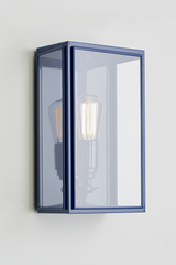 Essex navy blue lacquered exterior wall light. Nautic by Tekna. 