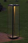 Grande lampe de jardin en bronze antique et LED. Nautic by Tekna. 