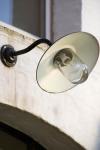 Quay Light 45° lacquered cooper with clear glass. Nautic by Tekna. 