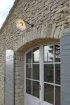 Quay Light 45° lacquered cooper with clear glass. Nautic by Tekna. 