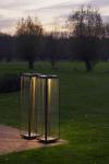 Large antique bronze garden lamp with LED. Nautic by Tekna. 