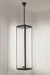 Longue suspension en bronze antique verre clair. Nautic by Tekna. Longue suspension en bronze antique verre clair. Nautic by Tekna.