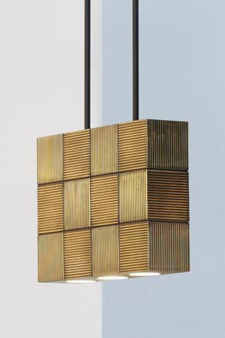 Pendeen suspension bronze antique patiné. Nautic by Tekna. 