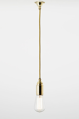 Thornpete suspension minimaliste en bronze poli. Nautic by Tekna. 