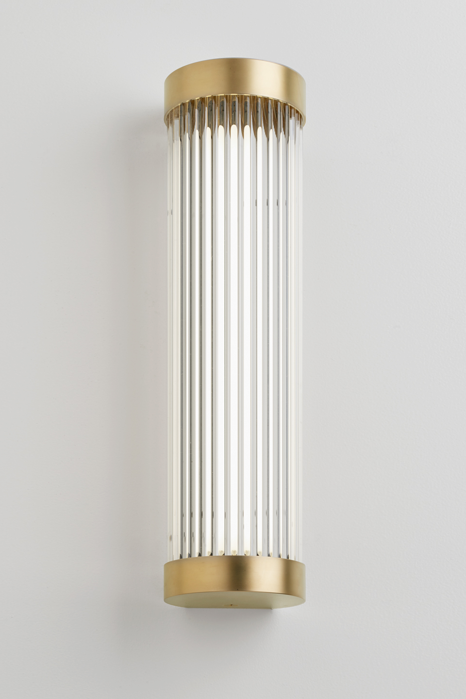 Mercer Polished Gold Art Deco Wall Lamp Nautic By Tekna