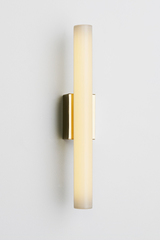 Single wall lamp with polished bronze finish. Nautic by Tekna. 