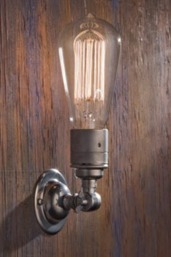 Thorne Pete matt chrome-plated bronze wall light . Nautic by Tekna. 
