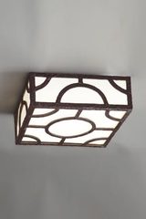 Kasimir art deco ceiling lamp in patinated bronze. Objet insolite. Kasimir art deco ceiling lamp in patinated bronze. Objet insolite.
