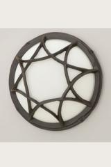 Gaia wall or ceiling light round black and white. Objet insolite. 