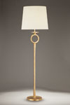 Gilded solid bronze floor lamp Diego. Objet insolite. 